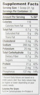 rawfusion Raw Plant Based Protein Fusion Peanut Chocolate Fudge nutrition label